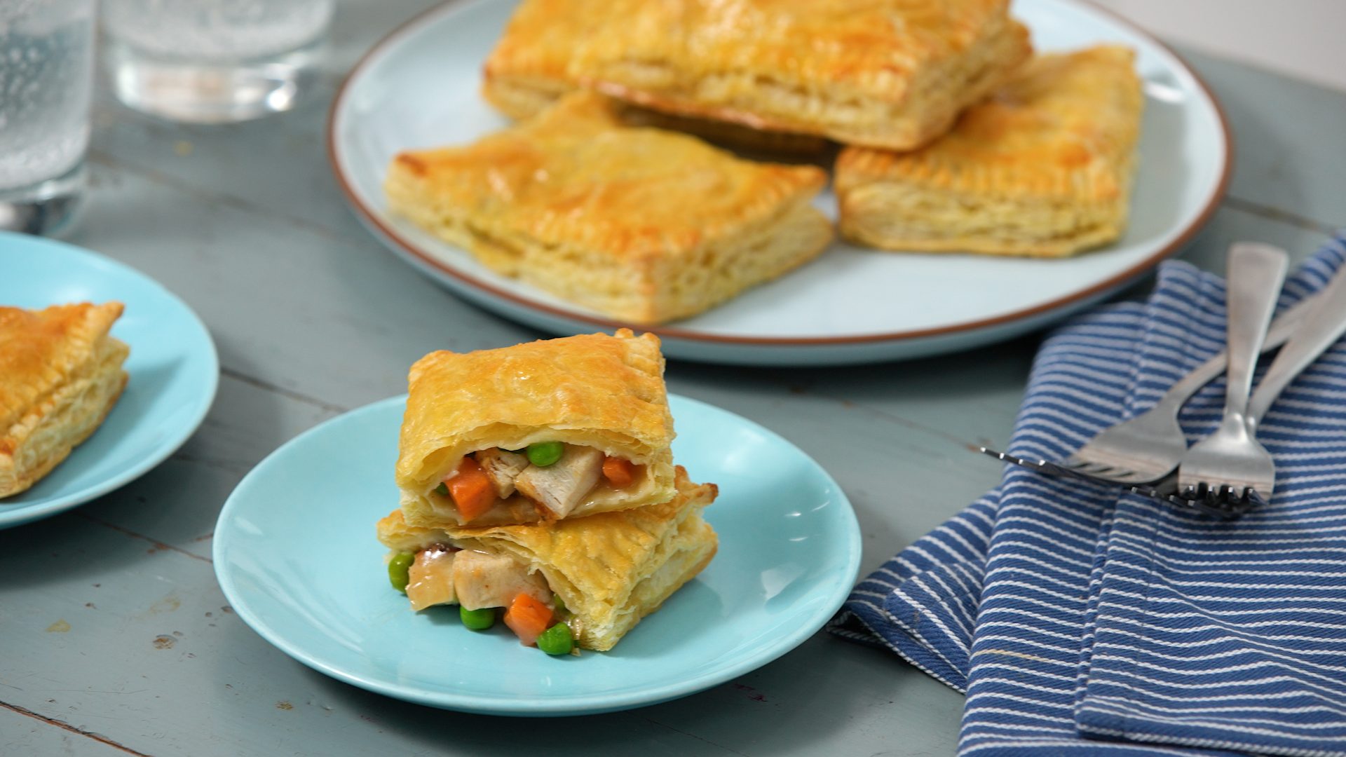 Chicken Pot Pie Pockets