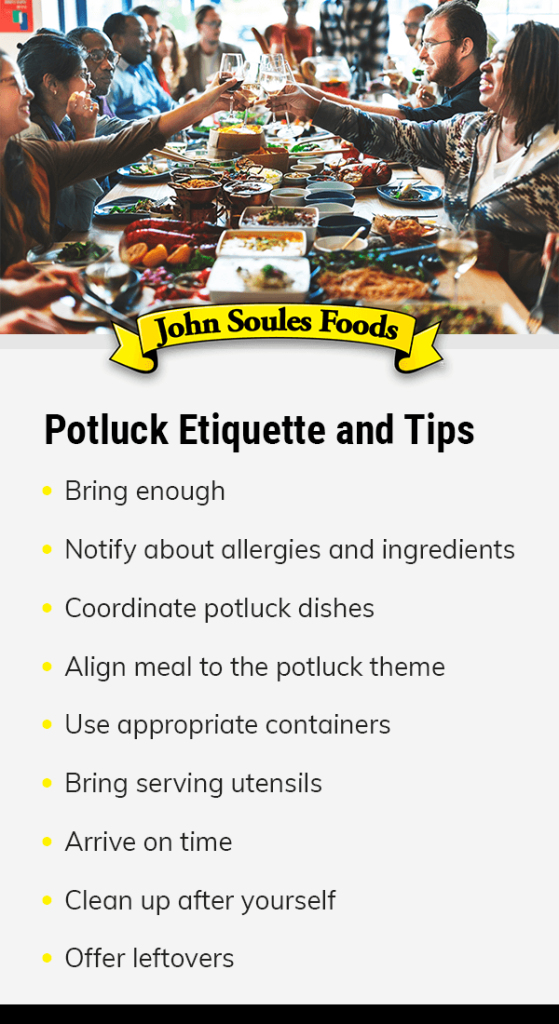 Potluck Etiquette and Tips
