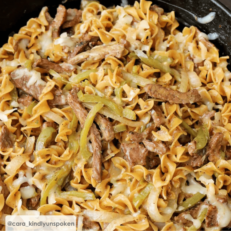 Steak Strips Pasta Meal