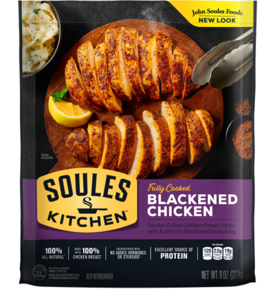 Soules Kitchen Blackened Chicken packaging