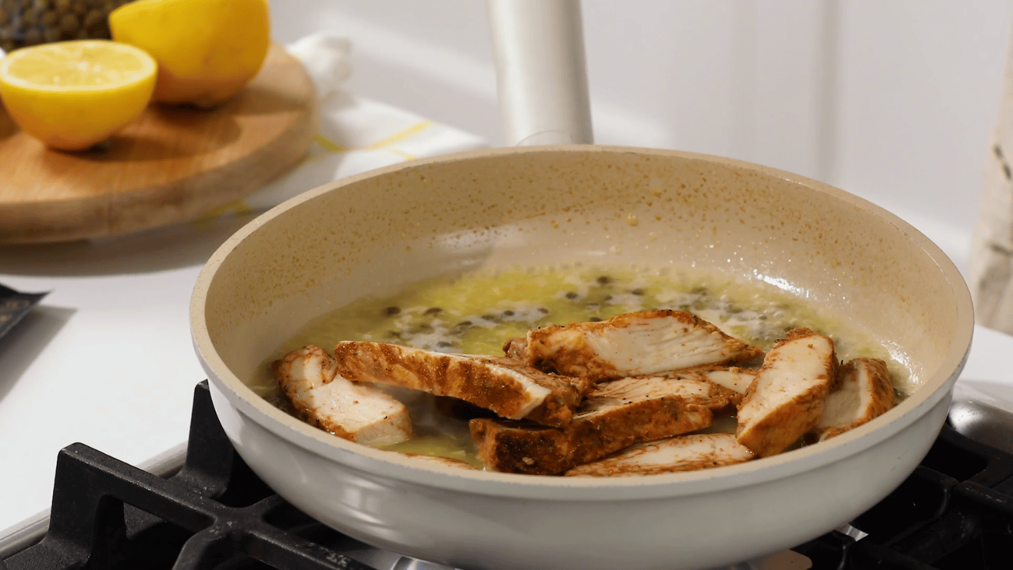 Blackened Chicken Piccata Skillet 11