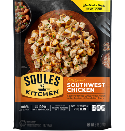 Soules Kitchen Southwest Chicken packaging